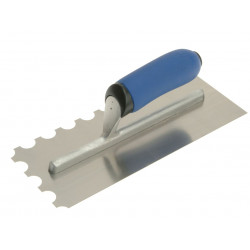 Vitrex 102906 Professional Stainless Steel Adhesive Trowel Round Notches 20mm