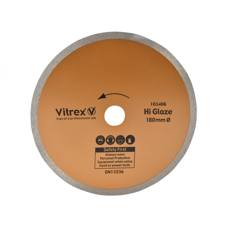 Vitrex 103406 Hi Glaze Diamond Blade 180mm Vitrex 103406 Hi Glaze Diamond Blade 180mm