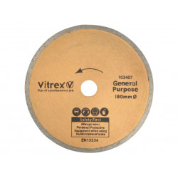 Vitrex 103407 Standard Diamond Blade 180mm