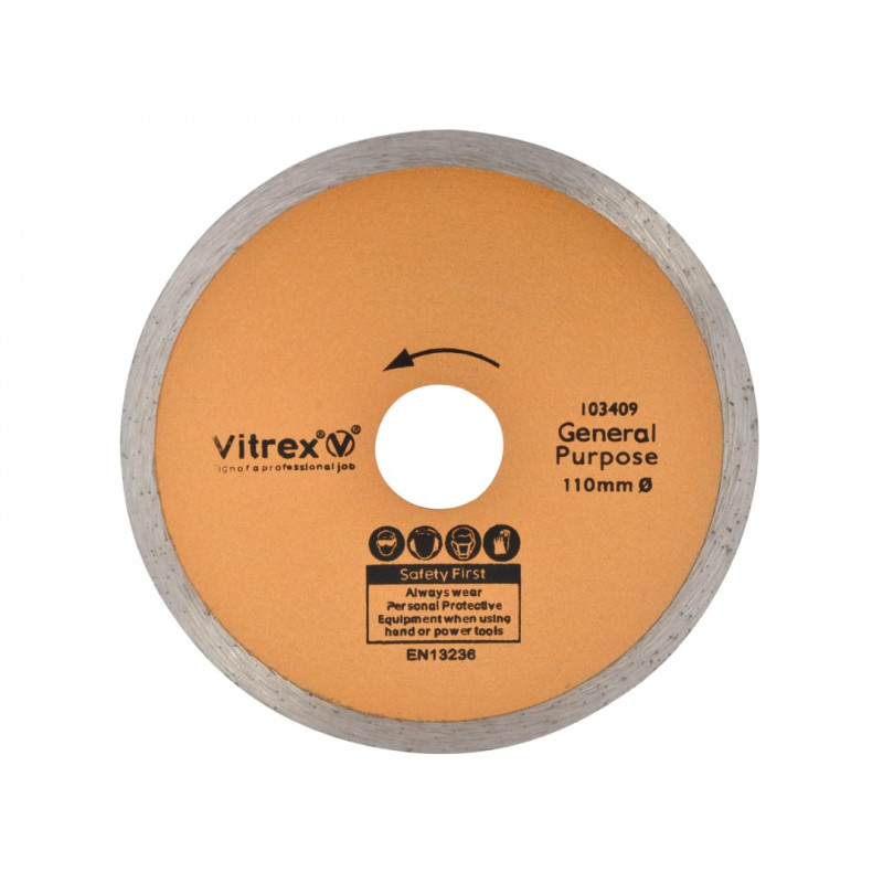 Vitrex 103409 Standard Diamond Blade 110mm Vitrex 103409 Standard Diamond Blade 110mm