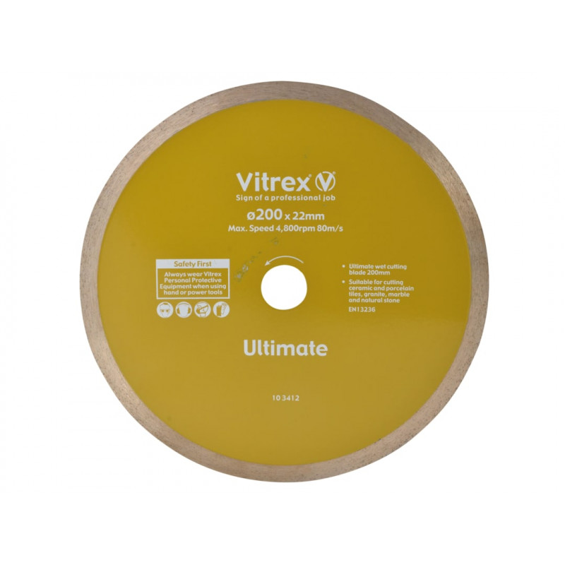 Vitrex 103412 Ultimate Diamond Blade 200mm