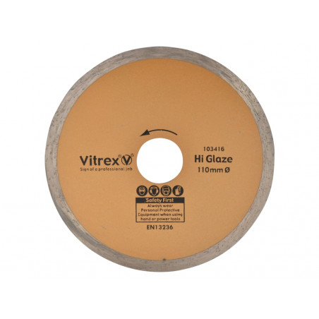 Vitrex 103416 Hi Glaze Diamond Blade 110mm
