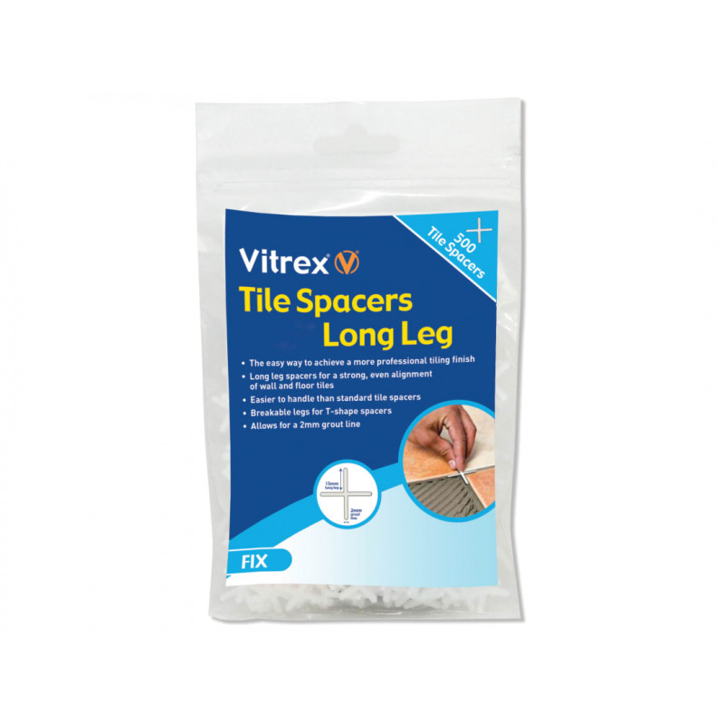 Vitrex LLS3500 Long Leg Spacer 3mm (Pack 500) Vitrex LLS3500 Long Leg Spacer 3mm (Pack 500)