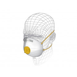 Vitrex S40710 Premium Valved Power Tool & MDF Respirator P2