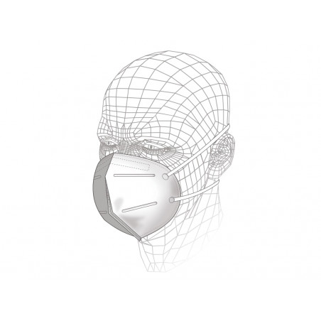 Vitrex S40913 Fold Flat Respirator P1 (Pack 3)