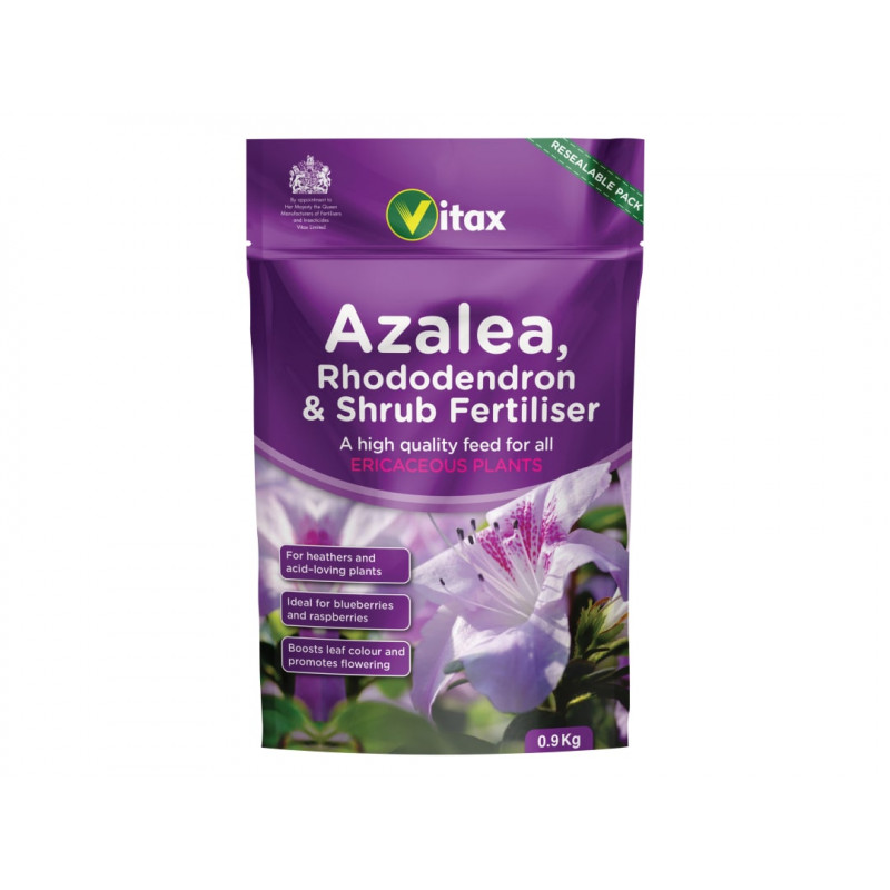 Vitax 6AZ901 Azalea, Rhododendron & Shrub Fertilizer 0.9kg Pouch Vitax 6AZ901 Azalea, Rhododendron & Shrub Fertilizer 0.9kg Pouch