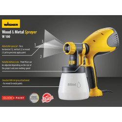 Wagner 2361508 W100 Wood & Metal Sprayer 280W