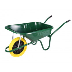 Walsall BGPP 90L Green Builder's Wheelbarrow - Puncture Proof