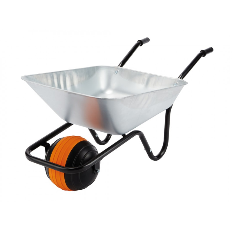 Walsall BDBGVPP Boxed 90L Galvanised PP Wheelbarrow - Duraball Walsall BDBGVPP Boxed 90L Galvanised PP Wheelbarrow - Duraball