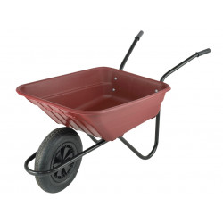 Walsall BSHBURP Boxed 90L Burgundy Polypropylene Wheelbarrow