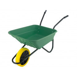 Walsall BSHGPP Boxed 90L Green Polypropylene Wheelbarrow - Puncture Proof