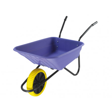 Walsall BSHLILPP Boxed 90L Lilac Polypropylene Wheelbarrow - Puncture Proof