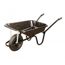 Walsall CBP 85L Black Contractor Heavy-Duty Builder's Wheelbarrow