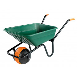 Walsall DBGRPP 90L Green Polypropylene Wheelbarrow - Duraball