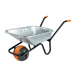 Walsall DBGVPP 90L Galvanised Wheelbarrow - Duraball