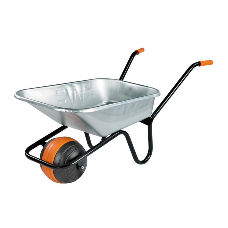 Walsall DBGVPP 90L Galvanised Wheelbarrow - Duraball Walsall DBGVPP 90L Galvanised Wheelbarrow - Duraball
