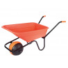 Walsall DBORGPP 90L Orange Polypropylene Wheelbarrow - Duraball