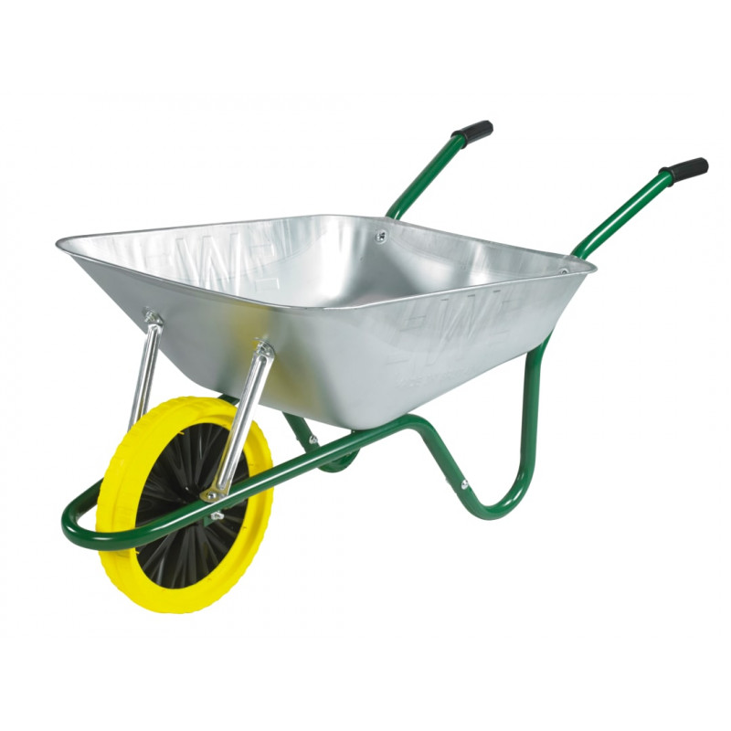 Walsall EAGVPP 85L Galvanised Easi-Load Builder's Wheelbarrow - Puncture Proof Walsall EAGVPP 85L Galvanised Easi-Load Builder's Wheelbarrow - Puncture Proof