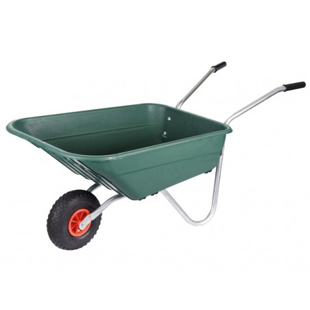 Walsall GARGPP 90L Green Polypropylene Rosemoor Garden Wheelbarrow