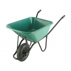 Walsall MONPP 120L Green Monarch Polypropylene Wheelbarrow