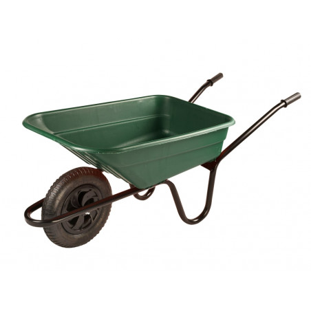 Walsall SHGP 90L Green Polypropylene Wheelbarrow