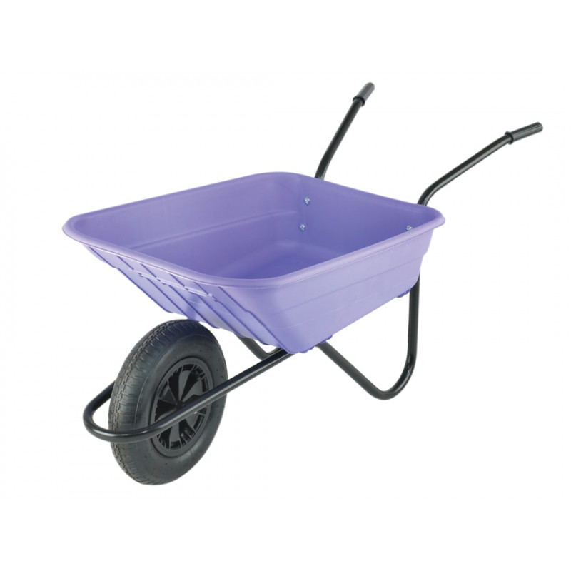 Walsall SHLILP 90L Lilac Polypropylene Wheelbarrows Walsall SHLILP 90L Lilac Polypropylene Wheelbarrows