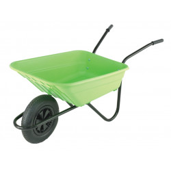 Walsall SHLIMP 90L Lime Polypropylene Wheelbarrows