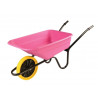 Walsall SHPINKPP 90L Pink Polypropylene Wheelbarrow - Puncture Proof