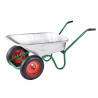 Walsall WINGVTWINP 90L Galvanised Windsor Twin Wheelbarrow