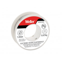 Weller T0054025099N Electronic Lead-Free Solder Sn99 Cu3, 1mm 25g