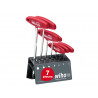 Wiha 00953 L-key with T-handle Set, 8 Piece