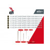 Wiha 00953 L-key with T-handle Set, 8 Piece