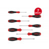 Wiha 01299 SoftFinish® TORX® Screwdriver Set, 7 Piece