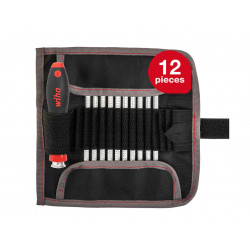 Wiha 03591 SYSTEM 6 SoftFinish® Interchangeable Screwdriver Set, 12 Piece