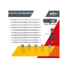 Wiha 03591 SYSTEM 6 SoftFinish® Interchangeable Screwdriver Set, 12 Piece
