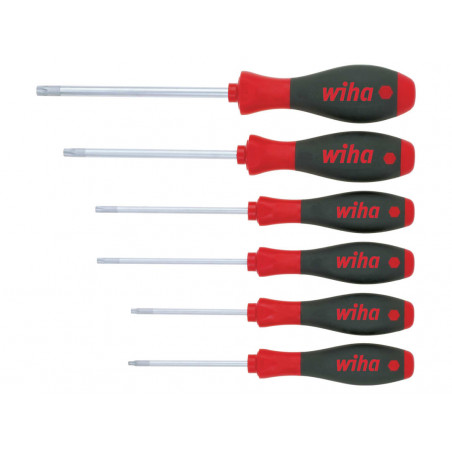 Wiha 07155 SoftFinish® TORX® Screwdriver Set, 6 Piece