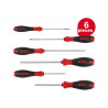 Wiha 07152 SoftFinish® SL/PH Screwdriver Set, 6 Piece