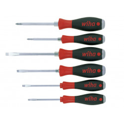 Wiha 21250 SoftFinish® SL/PH Hex Blade Screwdriver Set, 7 Piece