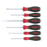 Wiha 21251 SoftFinish® SL/PZ Hex Blade Screwdriver Set, 6 Piece