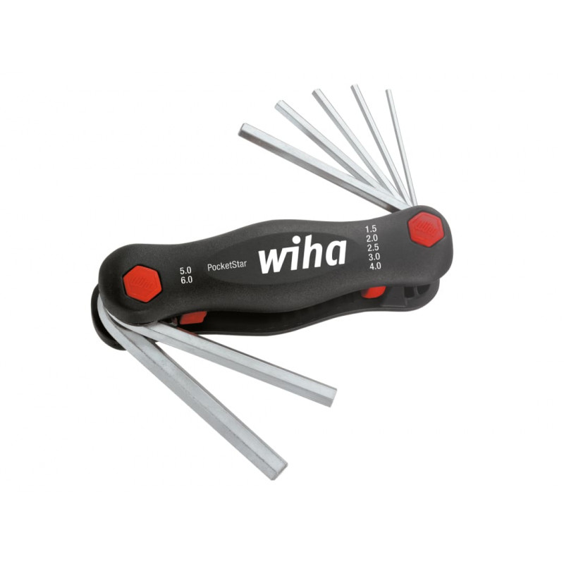 Wiha 23037 PocketStar Hex Key Set, 7 Piece (1.5-6mm) Wiha 23037 PocketStar Hex Key Set, 7 Piece (1.5-6mm)
