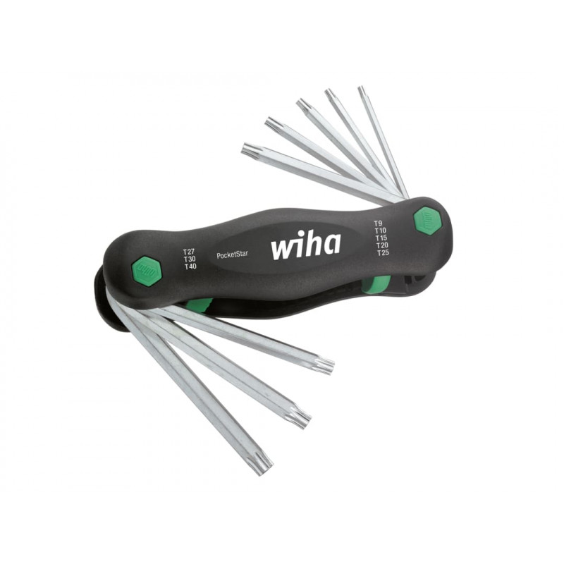 Wiha 23049 PocketStar TORX® Key Set, 8 Piece