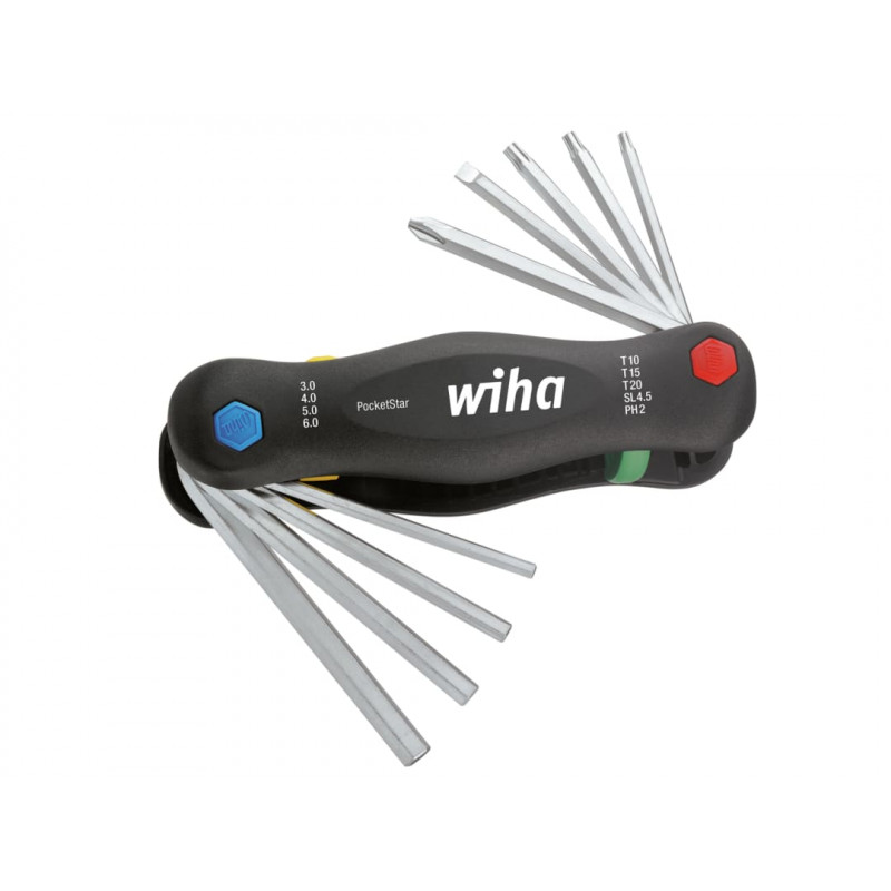 Wiha 25293 PocketStar Multi Key Set, 9 Piece Wiha 25293 PocketStar Multi Key Set, 9 Piece
