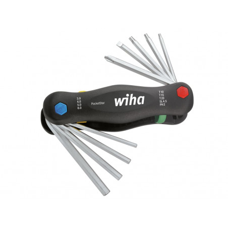 Wiha 25293 PocketStar Multi Key Set, 9 Piece
