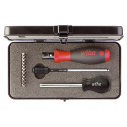 Wiha 26893 TorqueVario®-S Screwdriver Set, 14 Piece