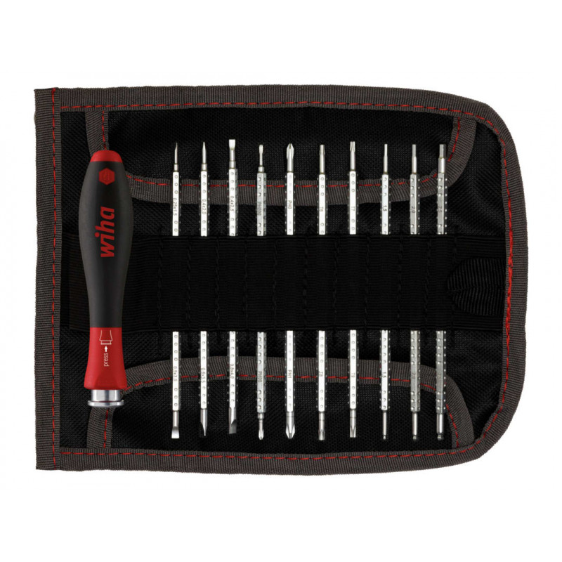 Wiha 27820 SYSTEM 4 SoftFinish® Interchangeable Screwdriver Set, 12 Piece Wiha 27820 SYSTEM 4 SoftFinish® Interchangeable Screwdriver Set, 12 Piece
