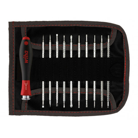Wiha 27820 SYSTEM 4 SoftFinish® Interchangeable Screwdriver Set, 12 Piece