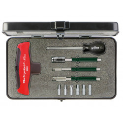 Wiha 29234 TorqueVario®-S T Screwdriver Set, 11 Piece