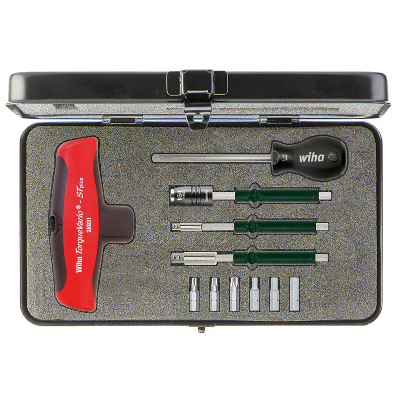 Wiha 29234 TorqueVario®-S T Screwdriver Set, 11 Piece Wiha 29234 TorqueVario®-S T Screwdriver Set, 11 Piece