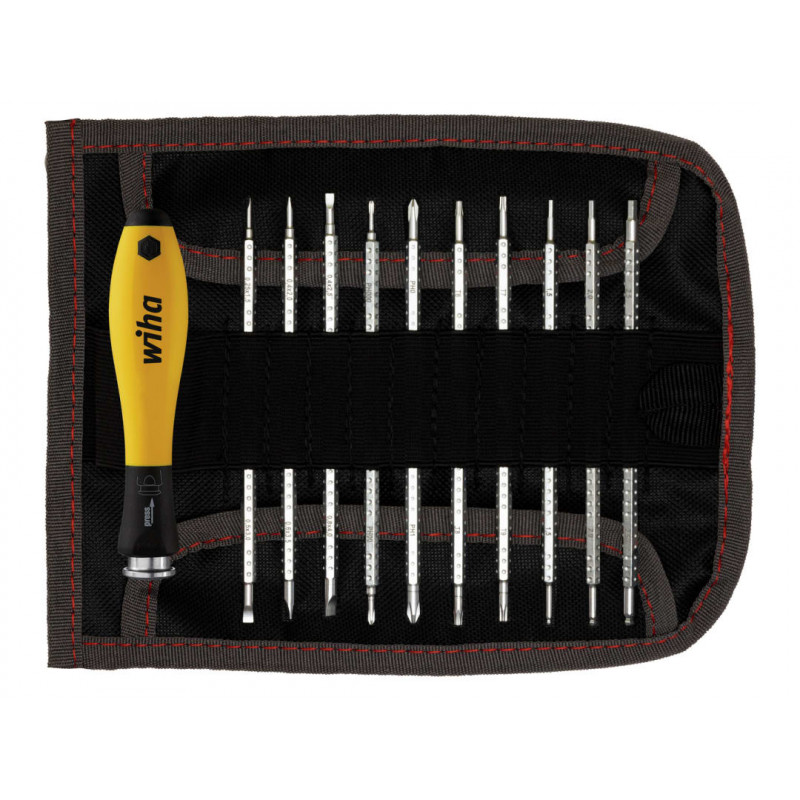 Wiha 31499 SYSTEM 4 SoftFinish® ESD Interchangeable Screwdriver Set, 12 Piece Wiha 31499 SYSTEM 4 SoftFinish® ESD Interchangeable Screwdriver Set, 12 Piece