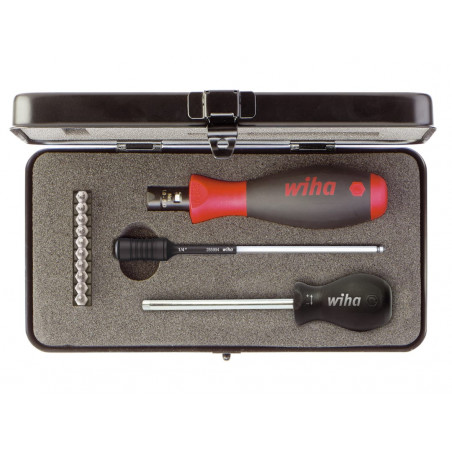 Wiha 34614 TorqueVario®-S TORX® Screwdriver Set, 14 Piece